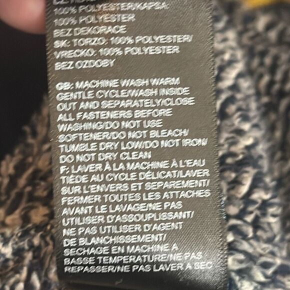 The North Face Osito 2 Womens Fleece Full Zip Shacket Jacket size XS Zipper Pock - Picture 9 of 10